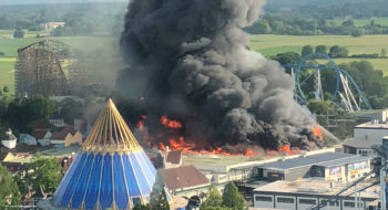 Horrific Videos Show Massive Fire At Europa Theme Park In Germany