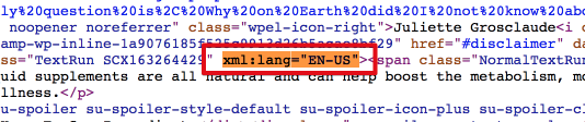 Invalid use html tags
