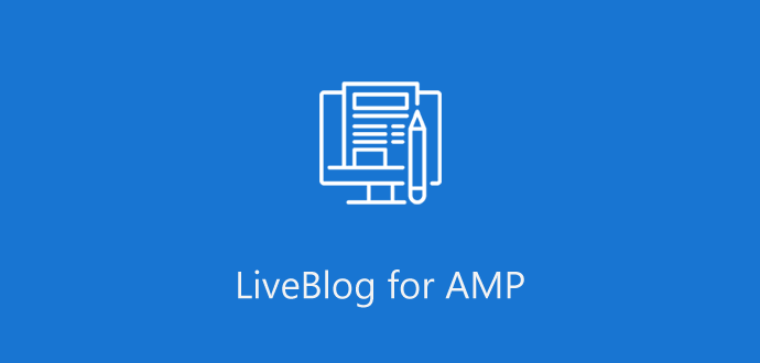 Live blogging for amp